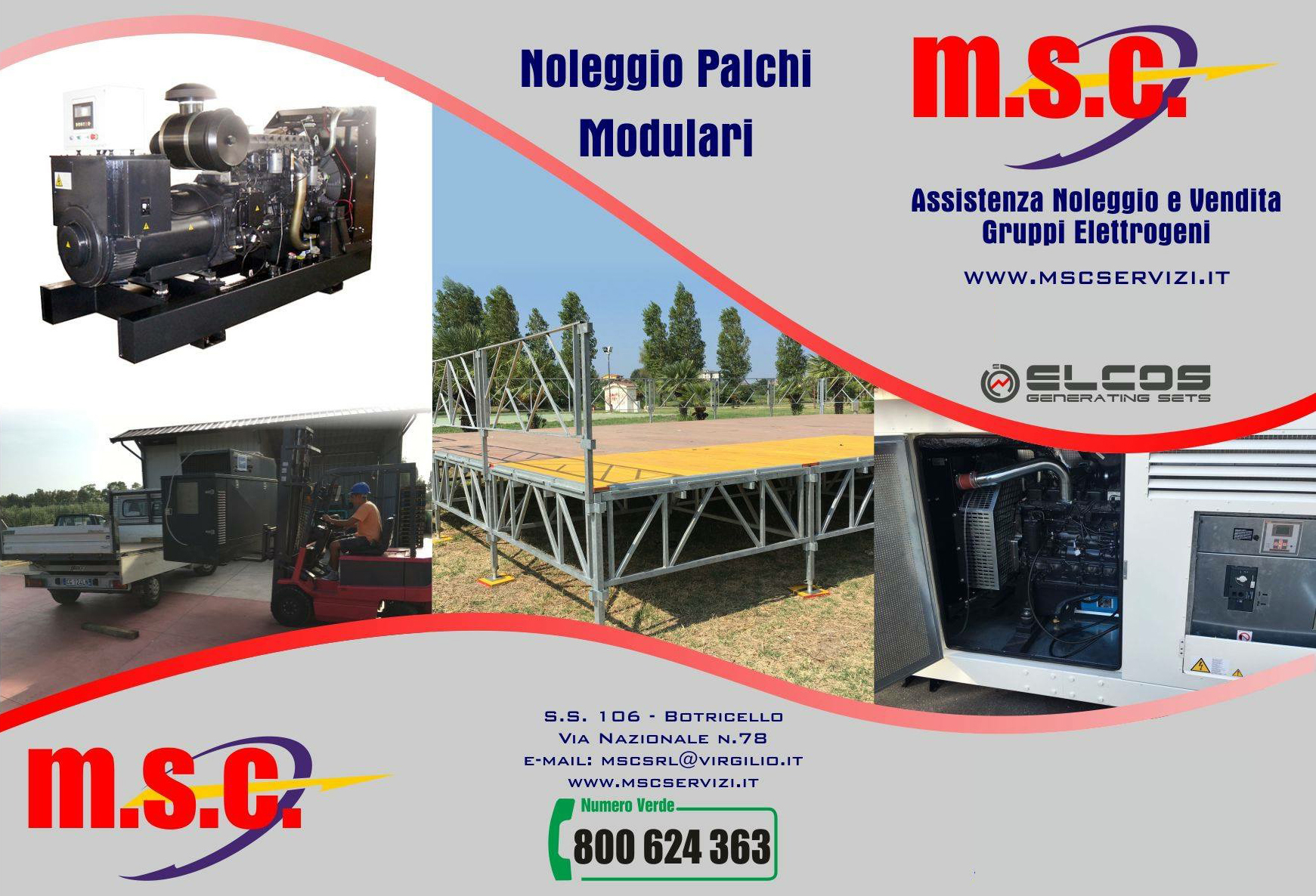 M.S.C. Assistenza Noleggio e Vendita Gruppi Elettrogeni